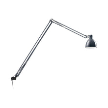 Load image into Gallery viewer, JJ LED Wall Light in Mica Blue/Black (Medium).
