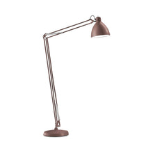Load image into Gallery viewer, JJ Reading LED Floor Lamp in Rust Brown.
