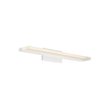 Load image into Gallery viewer, Level LED Bath Vanity Wall Light in Small/White.
