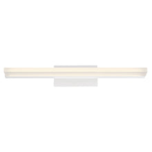 Load image into Gallery viewer, Level LED Bath Vanity Wall Light in Medium/White.
