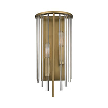 Load image into Gallery viewer, Lewis Wall Light in Brass.
