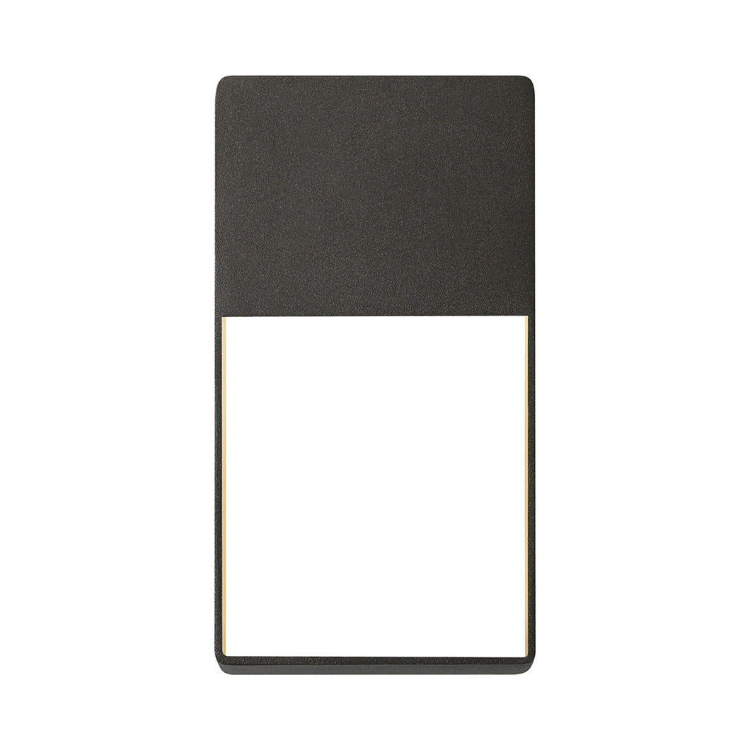 Light Frames™ Downlight Outdoor LED Wall Light in Textured Bronze.