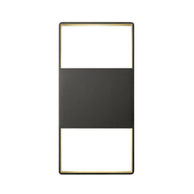 Load image into Gallery viewer, Light Frames™ Up/Down Outdoor LED Wall Light in Textured Bronze/Small.
