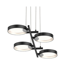 Load image into Gallery viewer, Light Guide Ring 4-Light LED Pendant Light.
