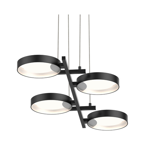Light Guide Ring 4-Light LED Pendant Light.