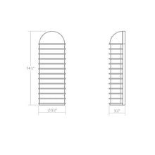 Load image into Gallery viewer, Lighthouse™ Outdoor LED Wall Light - line drawing.
