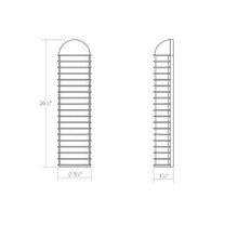 Load image into Gallery viewer, Lighthouse™ Outdoor LED Wall Light - line drawing.
