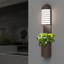 Load image into Gallery viewer, Lighthouse™ Planter Outdoor LED Wall Light in outdoor.
