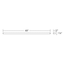 Load image into Gallery viewer, Lightstick LED Bath Vanity Light- line drawing.

