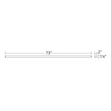 Load image into Gallery viewer, Lightstick LED Bath Vanity Light- line drawing.

