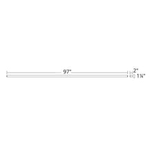 Load image into Gallery viewer, Lightstick LED Bath Vanity Light- line drawing.
