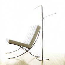 Load image into Gallery viewer, LIM L LED Floor Lamp in living room.
