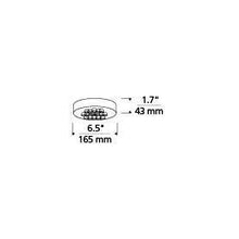 Load image into Gallery viewer, Line Voltage Round Mini Canopy - line drawing.
