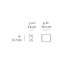 Load image into Gallery viewer, Lineacurve Mini LED Ceiling/Wall Light - line drawing.

