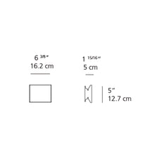 Load image into Gallery viewer, Lineaflat Dual Mini LED Ceiling/Wall Light - line drawing.
