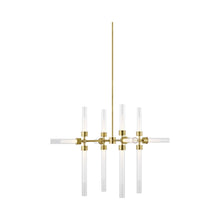 Load image into Gallery viewer, Linger LED Chandelier in Small/Polished Nickel.
