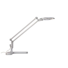 Load image into Gallery viewer, Link LED Table Lamp in Silver/Table (Small).

