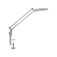Load image into Gallery viewer, Link LED Table Lamp in Silver/Clamp (Small).
