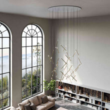 Load image into Gallery viewer, A-Tube Nano Duo LED Pendant Light in living room.

