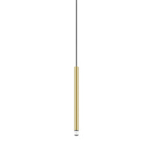 Load image into Gallery viewer, A-Tube Nano LED Pendant Light in Black/Gold (Small).

