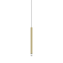 Load image into Gallery viewer, A-Tube Nano LED Pendant Light in Clear/Gold (Small).

