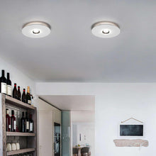 Load image into Gallery viewer, Bugia LED Flush Mount Ceiling Light in hallway.
