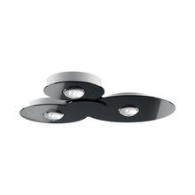 Load image into Gallery viewer, Bugia LED Multi Light Flush Mount Ceiling Light in Black/Triple.
