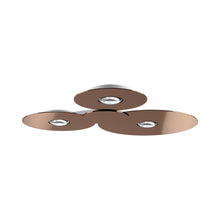 Load image into Gallery viewer, Bugia LED Multi Light Flush Mount Ceiling Light in Bronze/Mega.
