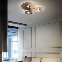 Load image into Gallery viewer, Bugia LED Multi Light Flush Mount Ceiling Light in living room.
