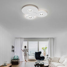 Load image into Gallery viewer, Bugia LED Multi Light Flush Mount Ceiling Light in living room.
