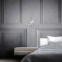 Load image into Gallery viewer, Jefferson Mini LED Pendant Light in bed room.

