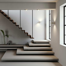Load image into Gallery viewer, Nautilus LED Wall Light in stair.
