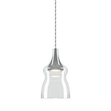 Load image into Gallery viewer, Nostalgia Small LED Pendant Light in Clear/Clear.

