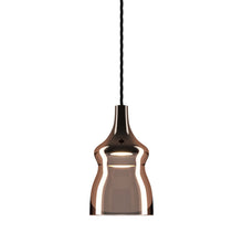 Load image into Gallery viewer, Nostalgia Small LED Pendant Light in Black/Glossy Bronze.
