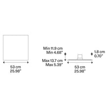 Load image into Gallery viewer, Puzzle Mega LED Ceiling Wall Light - line drawing.
