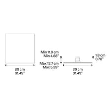 Load image into Gallery viewer, Puzzle Mega LED Ceiling Wall Light - line drawing.
