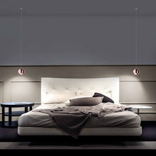 Load image into Gallery viewer, Spider LED Mini Pendant Light in bedroom.
