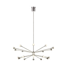 Load image into Gallery viewer, Lody LED Chandelier in 20-Light/Polished Nickel.
