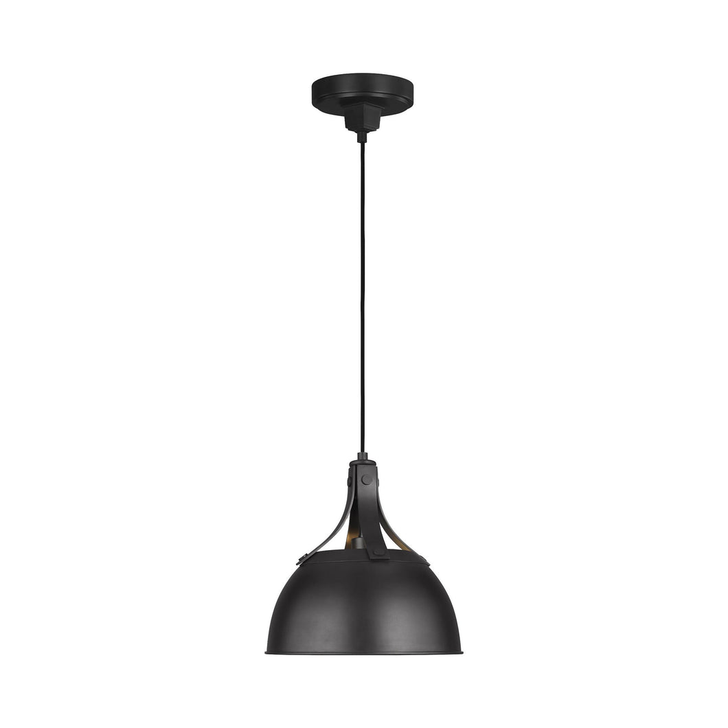 Logan Pendant Light in Aged Iron (Small).