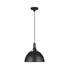 Load image into Gallery viewer, Logan Pendant Light in Aged Iron (Medium).
