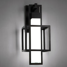 Load image into Gallery viewer, Logic Outdoor LED Wall Light in Detail.
