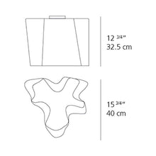 Load image into Gallery viewer, Logico Semi-Flush Mount Ceiling Light - line drawing.
