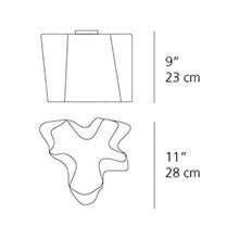 Load image into Gallery viewer, Logico Semi-Flush Mount Ceiling Light - line drawing.
