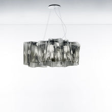 Load image into Gallery viewer, Logico Triple Linear Pendant Light in Grey/Smoke/Standard (Classic).
