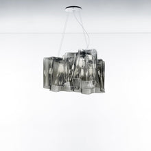 Load image into Gallery viewer, Logico Triple Nested Pendant Light in Grey/Smoke/Standard (Classic).
