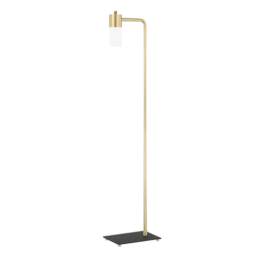 Lola LED Floor Lamp in Brass.