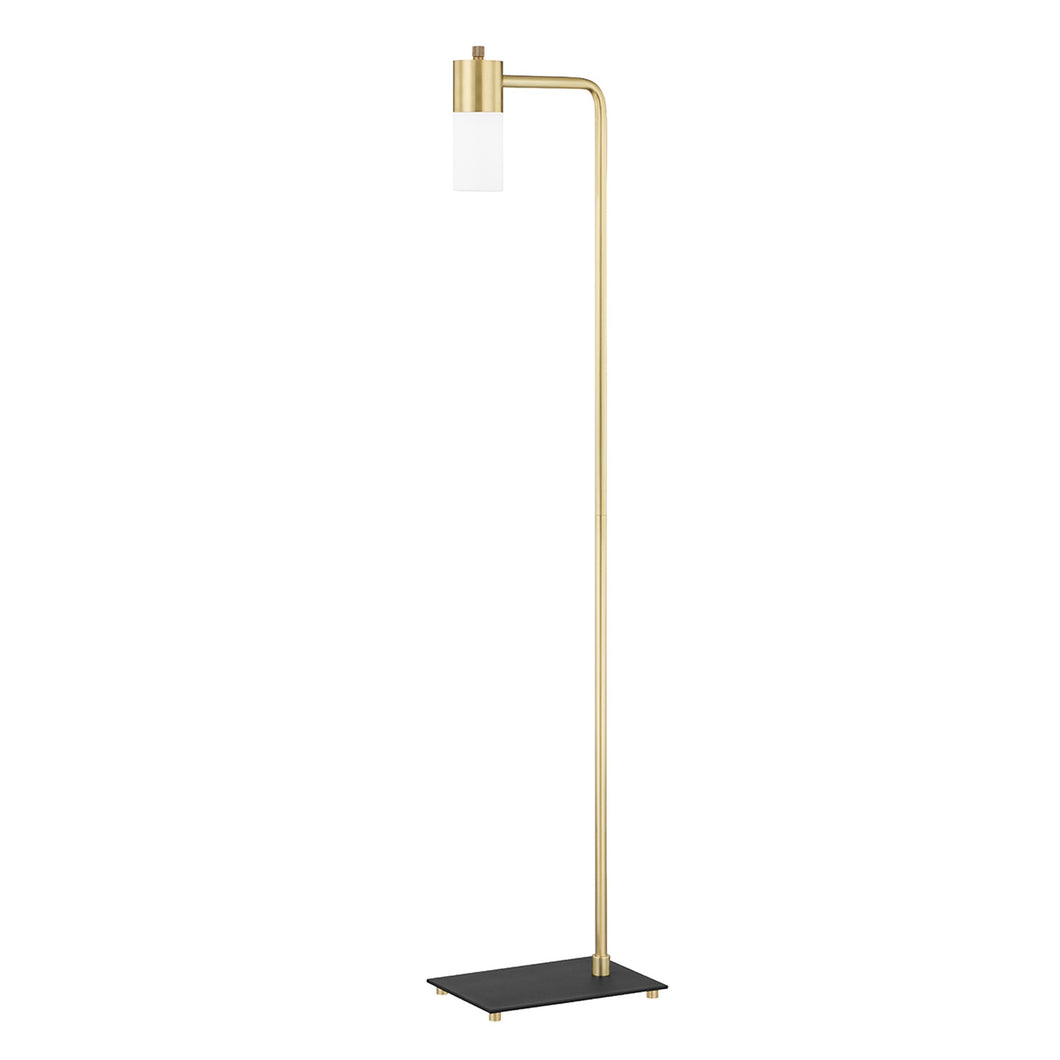 Lola LED Floor Lamp in Brass.