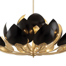 Load image into Gallery viewer, Lotus Chandelier in Detail.
