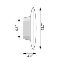 Load image into Gallery viewer, AJ Eklipta Wall Light - line drawing.
