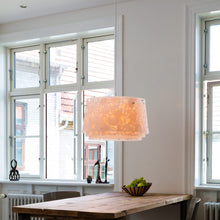 Load image into Gallery viewer, Collage Pendant Light in living room.
